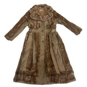 1970's Vintage Faux Fur Coat - Tissavel France